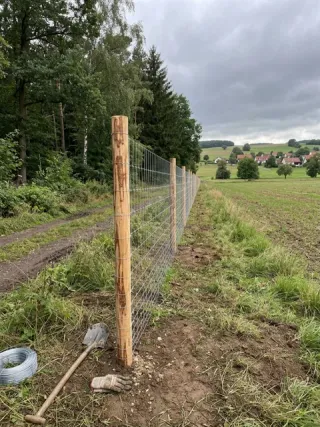 Wildzaun in Hamburg - fachgerechte Ausführung vor Ort